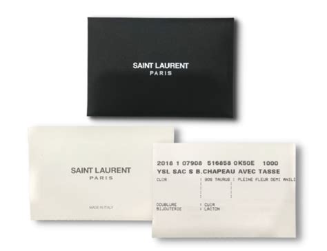 sell authentic ysl bag|ysl authenticity card.